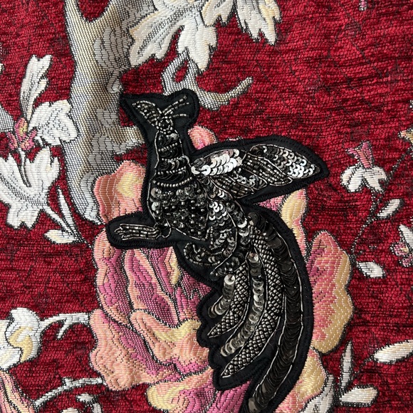 Red mini dress with detailed embroidery - Picture 2 of 8